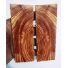 Stabilized Natural Olive wood Knife Handle Pair, Oleaceae family hard