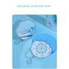 Compact Mirror, Exquisite Retro mini Travel Makeup Mirror (Blue)