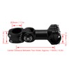 LeBycle Bike Stem 31.8x110mm 60 Degree Adjustable Mountain Bike Handlebar