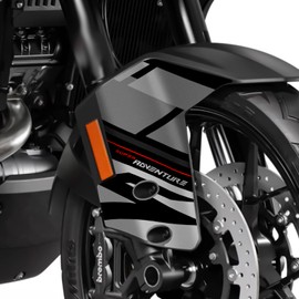 Az Graphishop Mudguard Sticker Compatible with KTM 1290 Super Adventure S 2023-2024 ADPAF-1290SAS-23 (Silver)