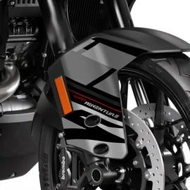 Az Graphishop Mudguard Sticker Compatible with KTM 1290 Super Adventure S 2023-2024 ADPAF-1290SAS-23 (Silver)