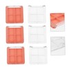 TOVINANNA Diy Makeup Case 6pcs 4 Eyeshadow Portable Storage Box
