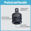 Juttzzei Impact Socket Adapter, 3/8 Inch Drive (F) x 1/4