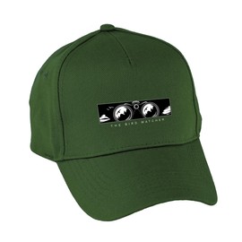 Hippowarehouse The Bird Watcher Premium Printed 5 Panel Baseball Cap hat OneSize Adults Bottle Green