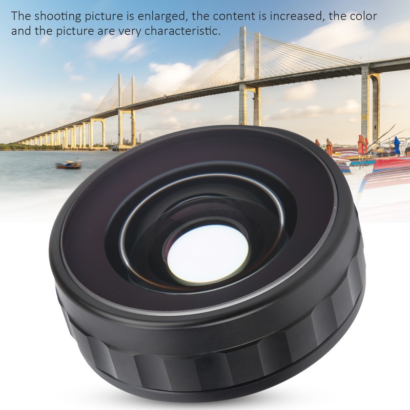 High Definition Wide Angle Lens to 37mm Adapter Ring for