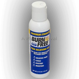 Burn Free Gel 4 oz Bottle - First Aid Emergency Survival EMS Fire OSHA Kits