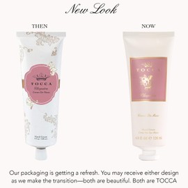 Tocca Crema de Mano, Cleopatra Hand Cream, 4 oz - Grapefruit, Jasmine, Vanilla Musk - Moisturizing, Quick Absorbing