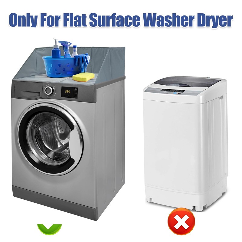 Laundry Guards for Front-Load Washers & Dryers, Secure Guardrails Prevent