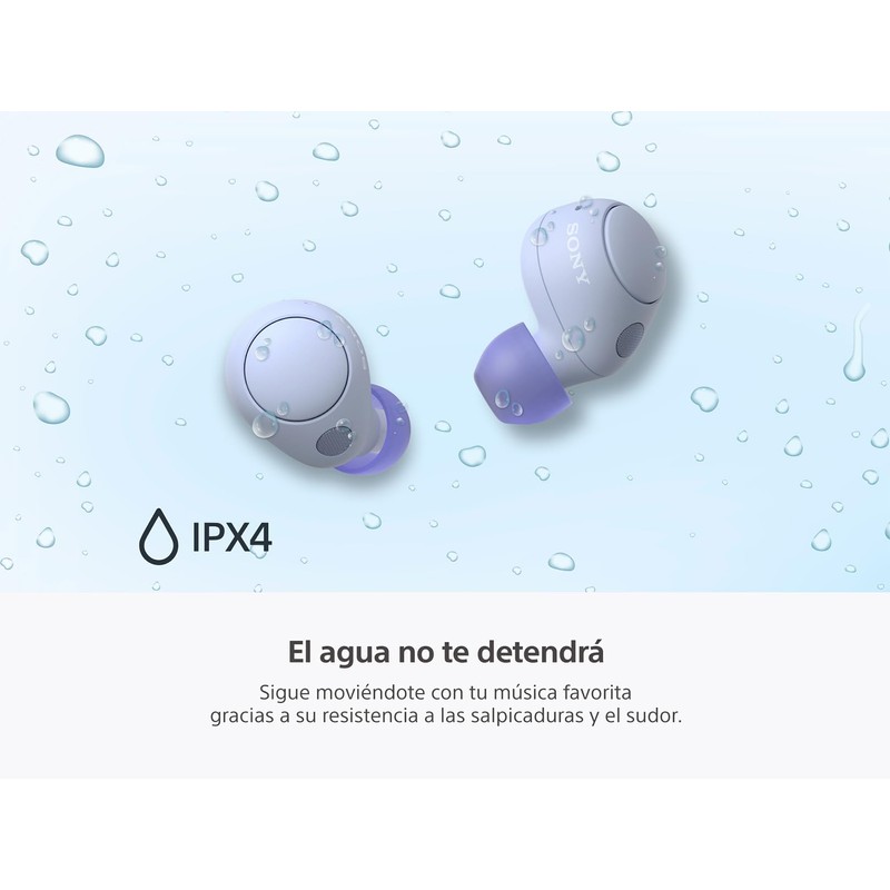 Sony Earbuds WF-C700N con Noise Canceling, Lavanda (Versión Nacional) (Reacondicionado)