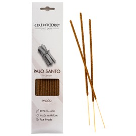 Palo Santo Sacred Wood Incense Sticks Jiri and Friends 100% Natural 15 Pieces Natural Incense Palo Santo Fair Trade Incense