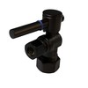 Westbrass 1/4-Turn Lever Handle Angle Stop, 5/8" OD x 3/8"