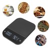 Kitchen Scale 0.1g to 6.6lb LED Display Touch Control Tare