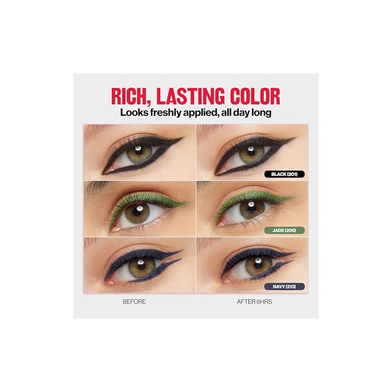 Revlon Colorstay Eye Liner Twin Pack, Negro