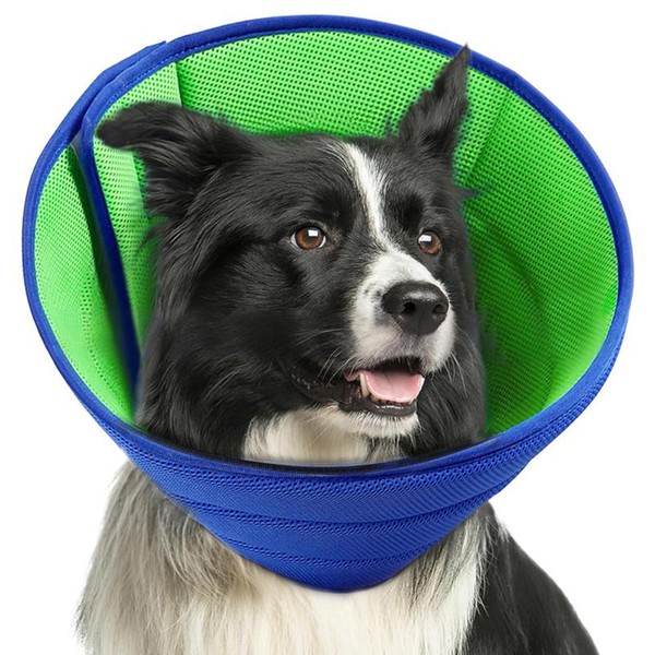 Oiieco Soft Dog Cone Collar, Adjustable Buster Collar for Dogs