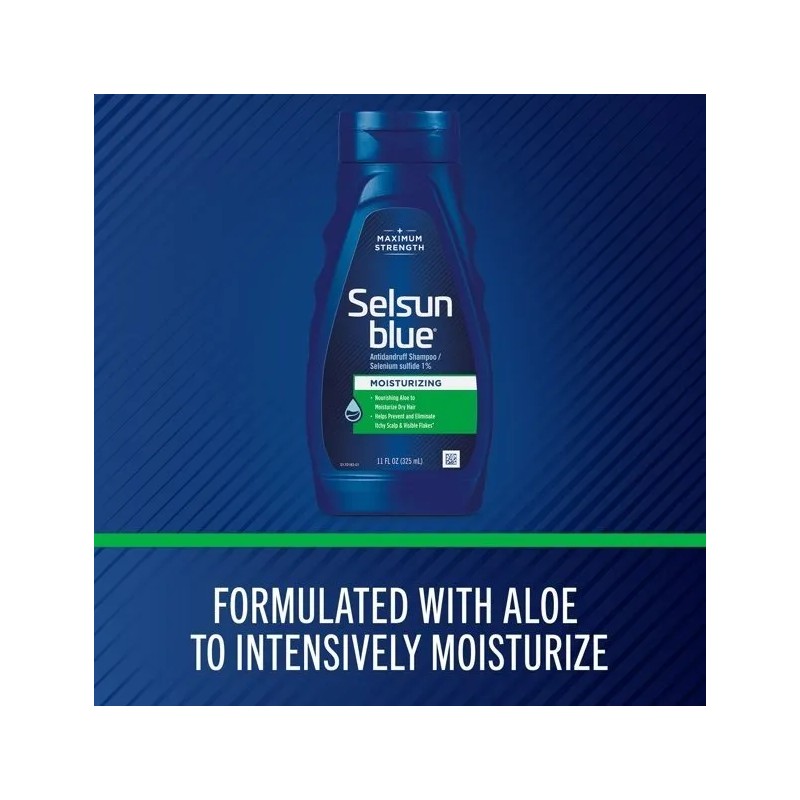 Shampoo Selsun Blue Moisturizing 325ml 11oz Impor