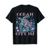 OCEAN CITY NJ TURTLE LOVER COLORFUL BEACH SOUVENIR T-Shirt