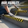 Tapix 2 Inch x 108 Feet Black & Yellow Tape