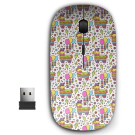 2.4G Ergonomic Portable USB Wireless Mouse for PC, Laptop, Computer, Notebook with Nano Receiver ( Mexican Pinata Donkey )