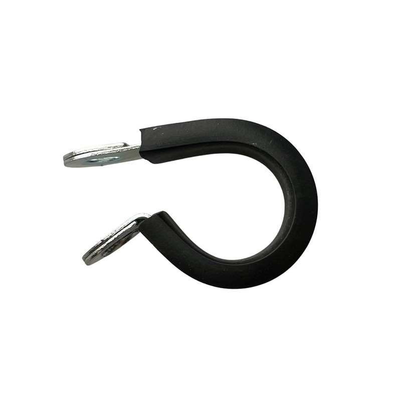 TR W1 Zinc Plated Rubber Lined P Clips Cable Mounting