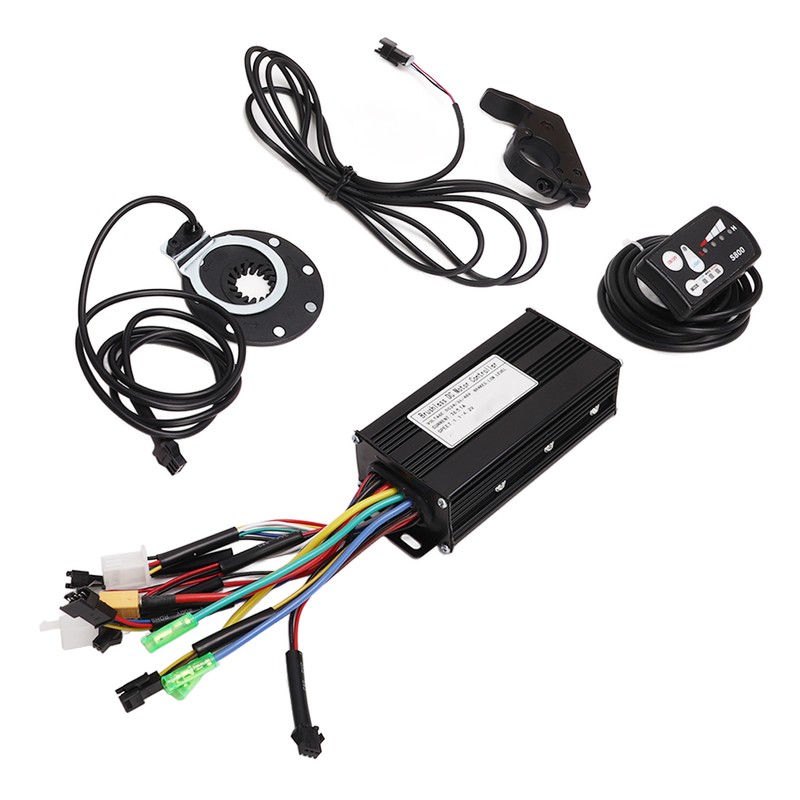 24V 36V 48V Sine Waving Controller Thumb Throttle PAS LED