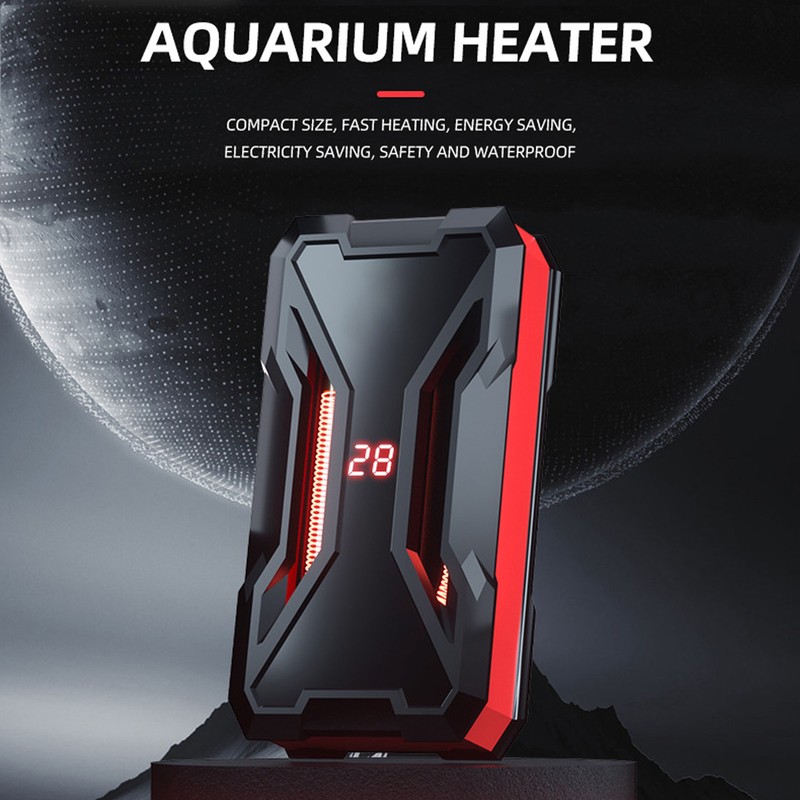 200W Aquarium Small Quartz Heater Thermostatic Low Water Level Fish
