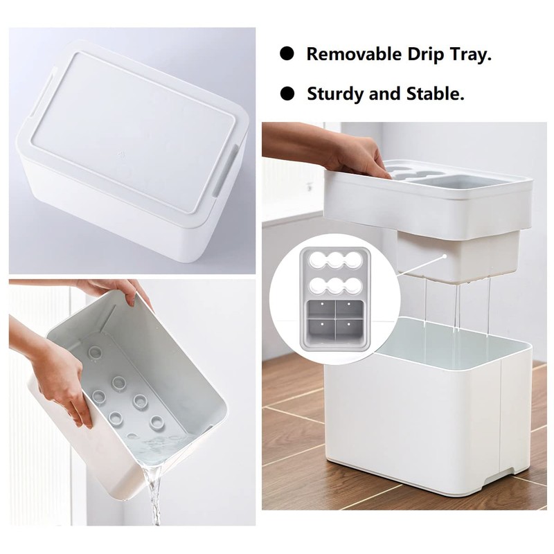 GeLive Umbrella Stand Rack Umbrella Holder with Drip Tray for