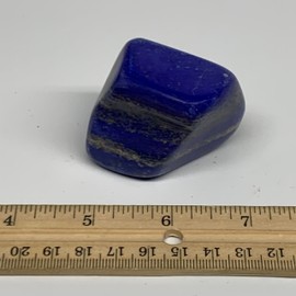 0.31 lbs, 1.8"x1.8"x1.4", Natural Untreated Lapis Lazuli Freeform Polished Gemstone, Home Decor, Gift, from Afghanistan B33027