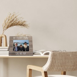 FLDAS Papi Picture Frame 8x10, Dad Picture Frames, Dad Gifts from Kids, Father Pictures Frame, Birthday Gifts Fathers Day for Papis from Son Daughter, My Favorite People Call Me Papi Photo Frame 5X7