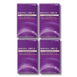 Nutricore [Health Nara] Nutricore Paradise Grain Fit 600mg x 60 tablets (4) / [건강나라] 뉴트리코어 파라다이스 그레인 핏 600mg x 60정 4개