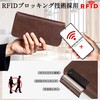 VISOUL Long Wallet Genuine Leather Men's Leather 12 Card Slots