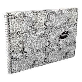 Cuaderno Espiral Rayter Block Artístico 50 Hojas 24.5x32cm Marquilla