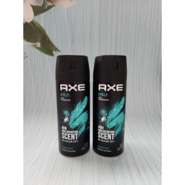 AXE 2× AXE Apollo 48H Deodorant Body Spray, Sage & Cedarwood Scent 4 oz Each