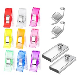 PMELCXD Magnetic Seam Guide for Sewing Machine, 13 PCS Sewing Machine Guide Magnets Sewing Machine Accessories of Guide Magnets Straight Seam Seam Guide Sewing Supplies for Beginners Professionals