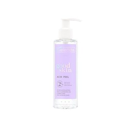 Bielenda Good Skin Acid Peel Korrigierendes und normalisierendes Mikro Peeling Gesichtswaschgel AHA + PHA Säuren, Niacinamid, 195 g