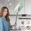 DAILIENFUS Mop with pressure clamping system: no hand washing, 1