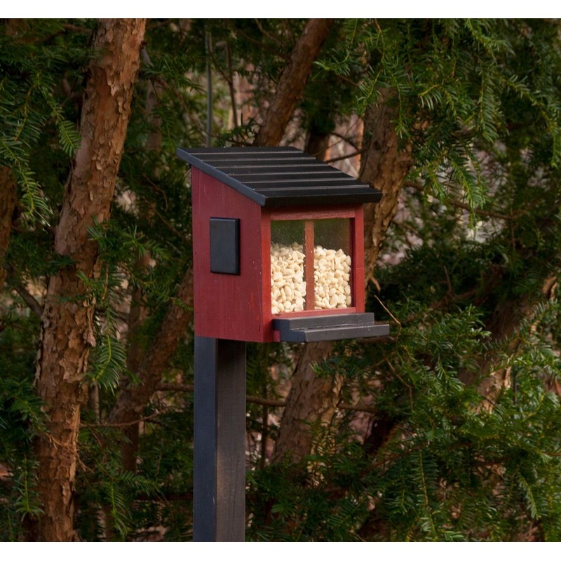 Wildlife Garden Squirrel Food Box Red