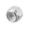 TA-VIGOR 25Pcs 3/8-16UNC Nylon Hex Lock Nuts, 304 Stainless Steel