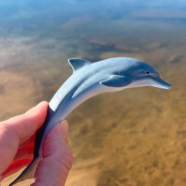 Safari S200129 Sea Life Leaping Dolphin Miniature Plastic Minature