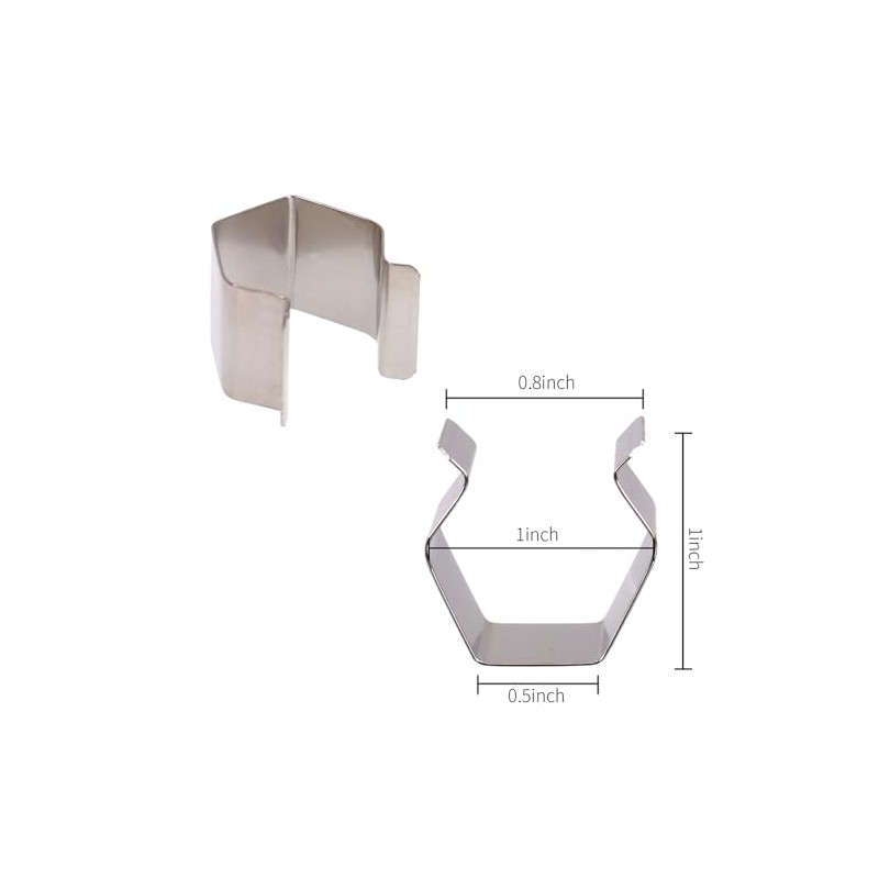 DGQ 20 Pieces Screen Door Installer Clips Window Screen Clips