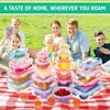 RockBerry 46 PCS Food Storage Containers with Lids Airtight- Plastic