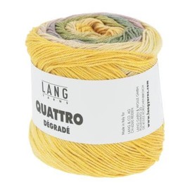 Lang Yarns Cotton for Knitting and Crocheting QUATTRO DEGRADE - 100 g