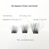 Lash Clusters Individual Sizes, Classic Style, DIY Eyelash Extensions (12mm)