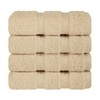 American Soft Linen Luxury Washcloths for Bathroom, 100% Turkish Cotton