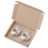 2 PCS Adjustable Cabinet Hinges – 97-Degree Rotating Axis Hidden