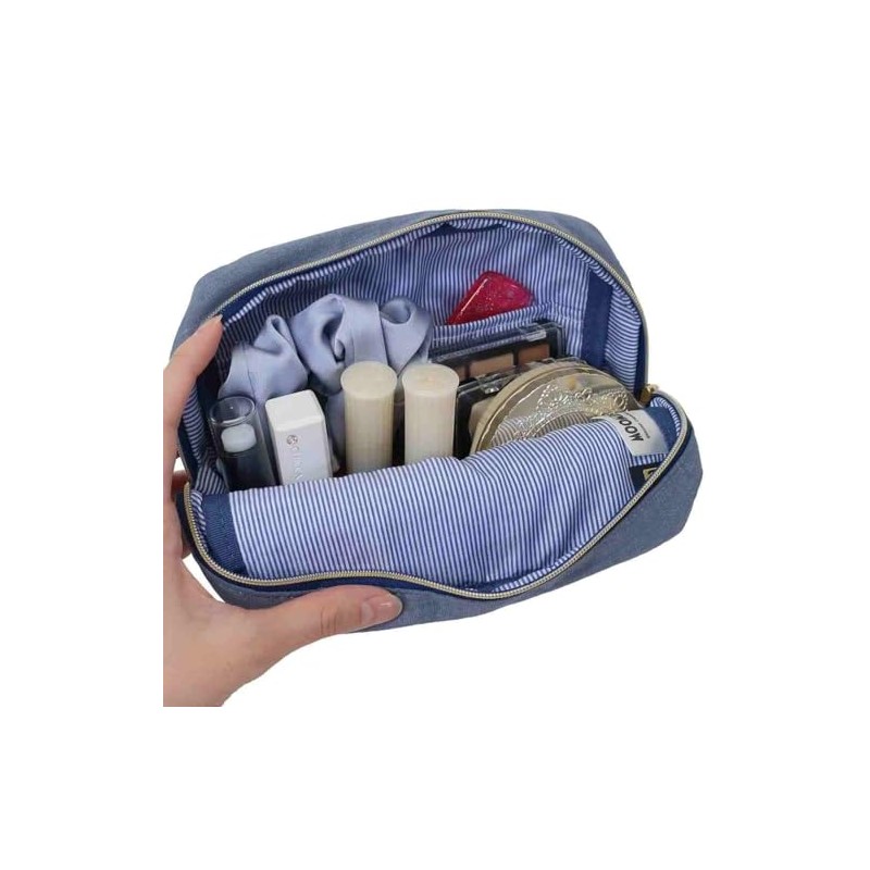 Marushin 1425025300 Moomin Pouch, Quilted Blue, Character, Small Items, Cosmetics,