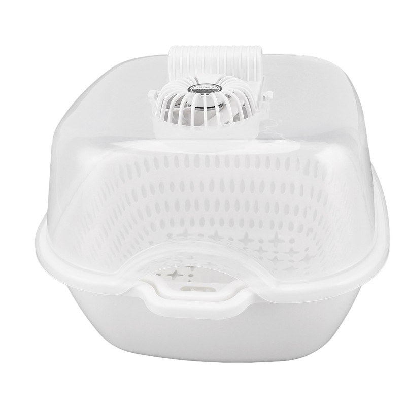 Household Defrosting Box Large Capacity Double Layer Drain Timing USB