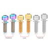 Hosioe 4PCS Caliper Adapter for M6x18/20mm Titanium Ti Bolt MTB