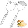 VOOVAO 2 Pcs Potato Masher for Potatoes, Heavy Duty Stainless