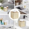 BTSKY PU Leather Household Office Cube Tissue Paper Holder Box