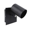 Black GU10 Bulb Holder Modern Lamp Base Metal Light Socket